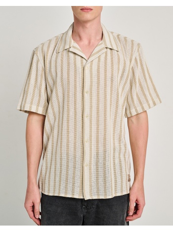 staff milton man shirt short sleeve 70%co 30%pes σε προσφορά