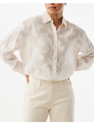 mexx boxy jacquard blouse mf006101961w-110605 offwhite