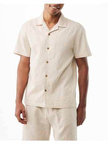 mexx structured resort shirt mf007202761m-141107 biege σε προσφορά