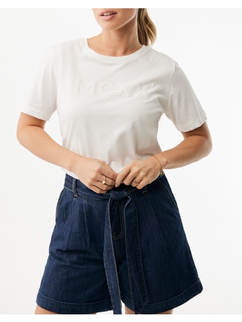mexx clover logo t-shirt mf007800261w-110601 white σε προσφορά