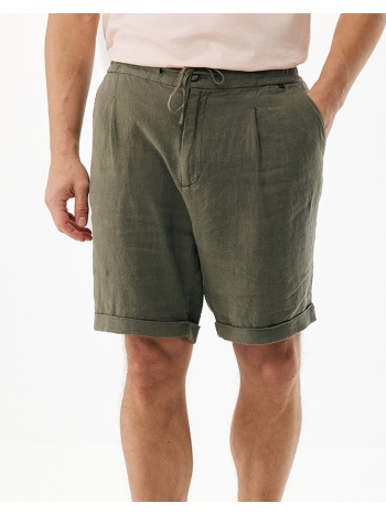 mexx linen shorts mf007300761m-190312 khaki σε προσφορά