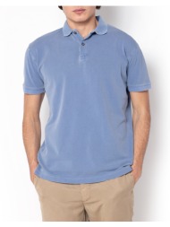 the bostonians μπλουζα polo pique delave regular fit 3ps1298-light indigo