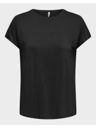 only onlhannah s/s batsleeve top jrs 15371576-black black