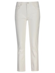 gant παντελονι cropped straight stretch jeans 3gw4100302-113 offwhite