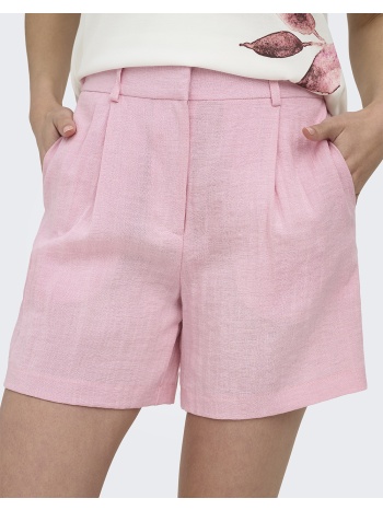 only onlita hw linen look shorts tlr 15370279-romance rose σε προσφορά
