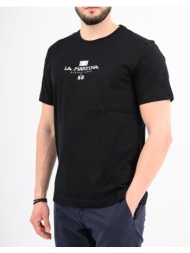 la martina μπλουζα t-shirt κμ man s/s tshirt jersey 3lmmcr304-09999 black