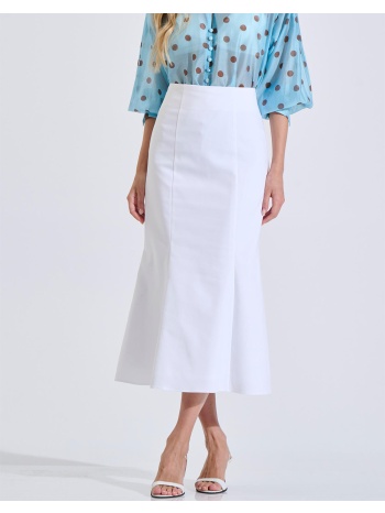 bill cost φουστα 10-060842-0-λευκο white