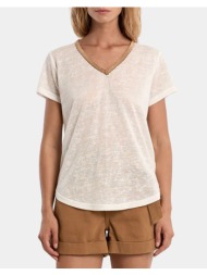 molly bracken ladies knitted tee t427ep-offwhite offwhite