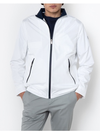 the bostonians μπουφαν bomber regular fit 3w20262-white σε προσφορά