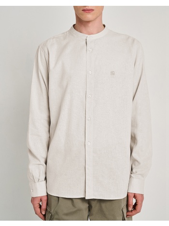 staff diver man shirt mao collar 30%linen 70%co σε προσφορά