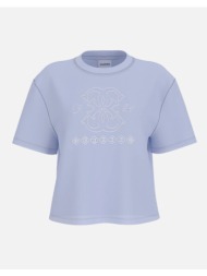 guess gabi ss cn t-shirt μπλουζα γυναικειο v6gi10k2977-a70s violet