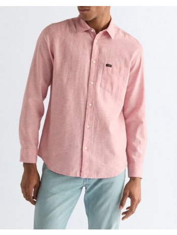 wrangler 1 pkt shirt 112378038-dusty rose pink σε προσφορά