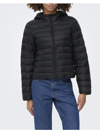 only onltahia lw quilted hood jkt noos otw 15352020-black σε προσφορά