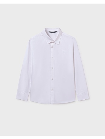 mayoral πουκαμισο μακρυμανικο basic 00874-011 white σε προσφορά