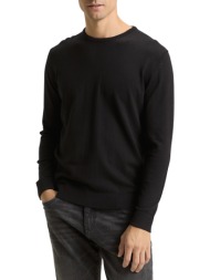 tom tailor basic crew nec πλεκτο ανδρικο 1049500-29999 black