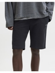 jack&jones jpstgordon college sweat shorts mid 12289726-black black