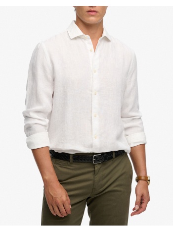 superdry d2 stud riviera l/s linen shirt πουκαμισο ανδρικο σε προσφορά