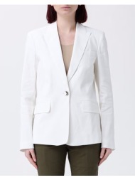 pinko freda giacca lino stretch 106597a34i-z05 white