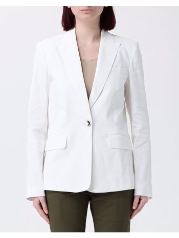 pinko freda giacca lino stretch 106597a34i-z05 white