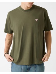 guess jeans gj ss cn os mini triangle tee μπλουζα ανδρικο m4yi46k8fq4-g8ev olive
