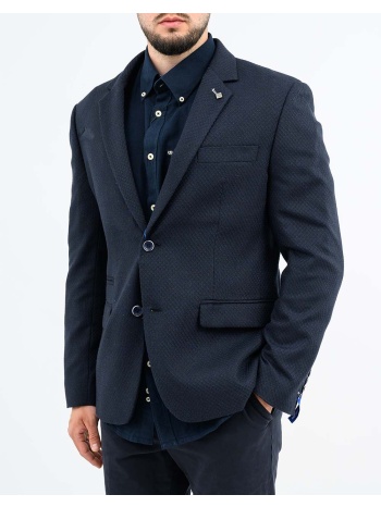 leonardo σακακι s26lu090130387-navy blue navyblue σε προσφορά