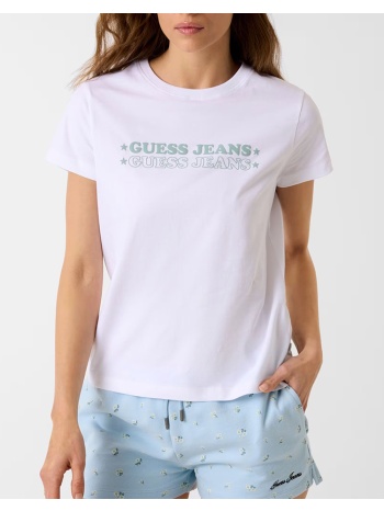 guess jeans gj ss cn reg print star tee μπλουζα γυναικειο σε προσφορά