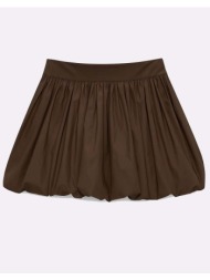 silvian heach miniskirt gustia cvp26028mg-chocolate bitter chocolate