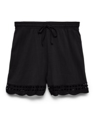 vero moda vmgabby hw shorts jrs ga 10339861-black black