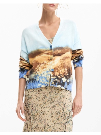 desigual jers_sun πλεκτο γυναικειο 26swjf18-5004 lightblue σε προσφορά