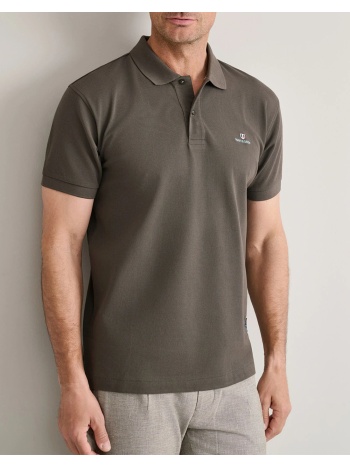 navy&green μπλουζακι πολο m/χρωμο, custom fit