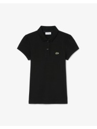 lacoste μπλουζα πολο κμ polo ss 3pj0953-031 black