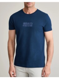 navy&green μπλουζα λαιμοκοψη 24tu.346/8r-dark blue darkblue