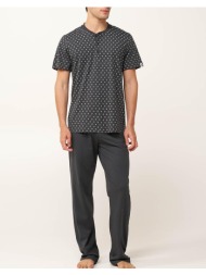 vamp πυζαμα 24682-102 darkgray