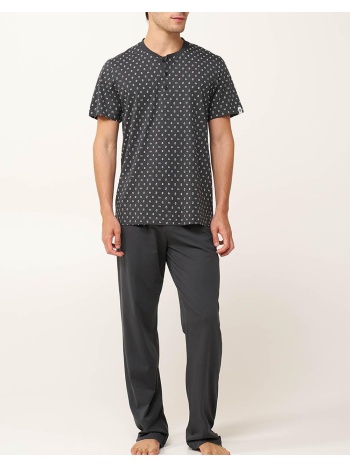 vamp πυζαμα 24682-102 darkgray