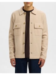 selected slhnealy ls knit workwear cardigan noos 16098580-pure cashmere biege