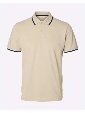 selected slmslim-atlas sport ss polo noos 16095852-oatmeal σε προσφορά