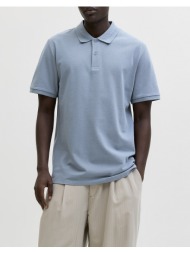 jack&jones jjkane polo ss 12270150-blue mirage lightblue