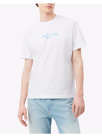 lacoste μπλουζα κμ tee-shirt ss 3th1435-001 white σε προσφορά