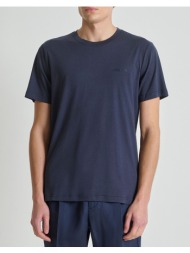 antony morato mmks02662fa100231 min of 6 t-shirt regular fit in cotton viscose blend fabric with rub