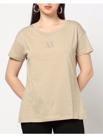 armani exchange t-shirt xw000830af10356-u6223 sandybrown σε προσφορά