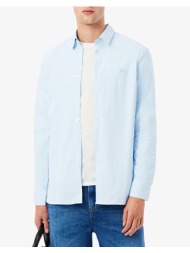 lacoste πουκαμισο μμ long sleeved city shirt 3ch0198-marine lightblue
