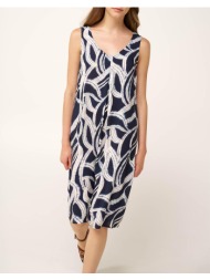 vamp φορεμα θαλασσης 24416-180 darkblue