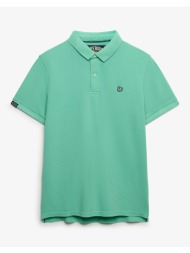 superdry d1 vintage destroy polo μπλουζα ανδρικο m1110451a-8ji green