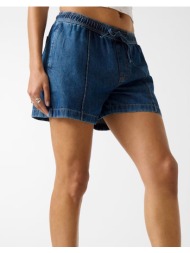 guess jeans gj drawstring short σορτς γυναικειο w6gd53d7901-gntm denimblue