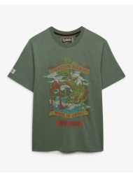 superdry d1 ovin vl tokyo relaxed tee μπλουζα ανδρικο m1012235a-1th darkgreen