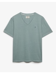 superdry d3 ovin classic cotton linen vee μπλουζα ανδρικο m1012391a-j1e lightgreen