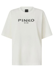 pinko carmagnola t-shirt jersey vint 106872a3b3-z05 white