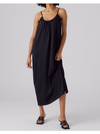 vero moda vmluna singlet ankle dress noos 10286077-black σε προσφορά