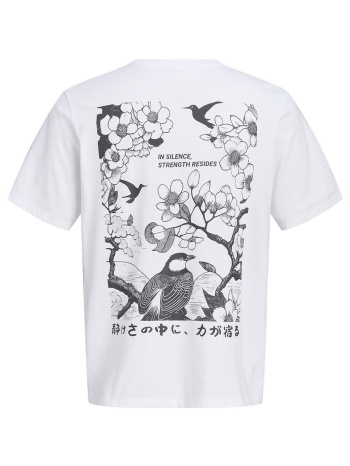 jack&jones jjosaka back print tee ss crew neck σε προσφορά
