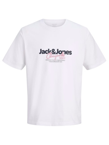 jack&jones jorcassis tee ss crew neck fst 12301961-bright σε προσφορά